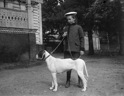 Василий Живаго с собакой